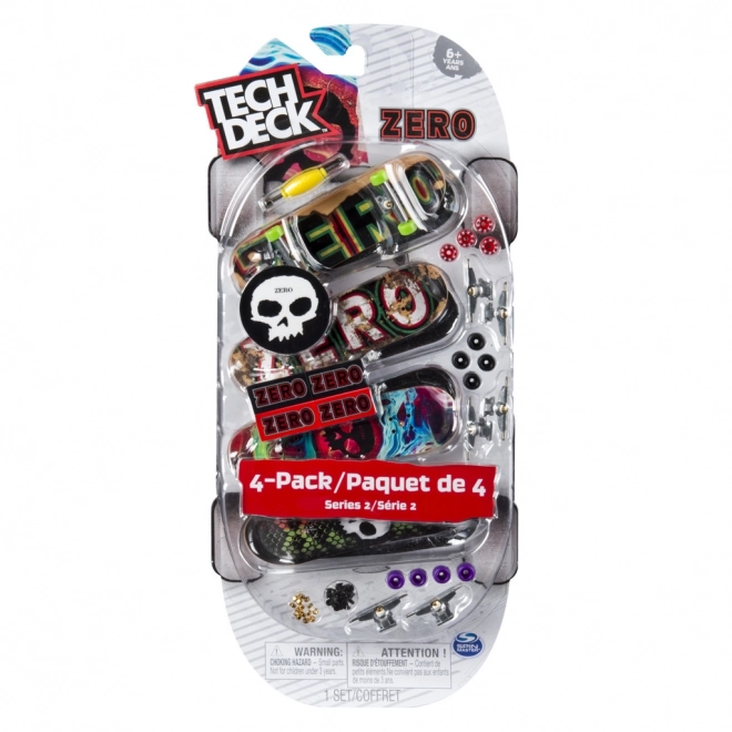 Set de mini skateboarduri Tech Deck 4 piese