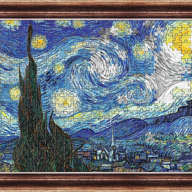 Puzzle cu Ramă Noaptea înstelată 500 piese