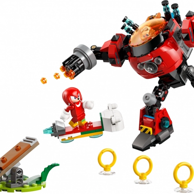 Cărămizi Sonic Knuckles împotriva Dr. Eggman în Mechu Egg Crusher