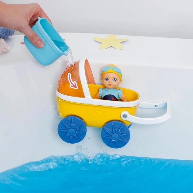 Cărucior Splish Splash cu păpușa BABY born Emma