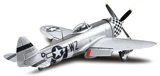 Model de plastic p-47d thunderbolt bubbletop