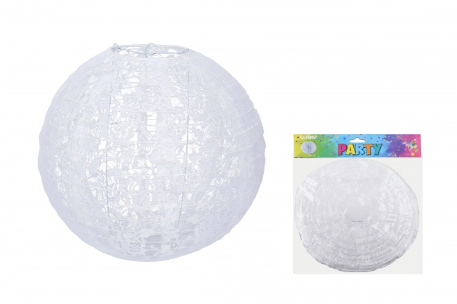 Lampion decorativ cu floare 30 cm