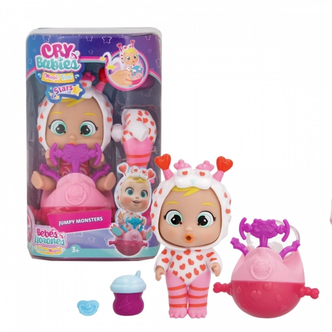 Papusa Cry Babies Stelele Jumpy Monsters, Momo