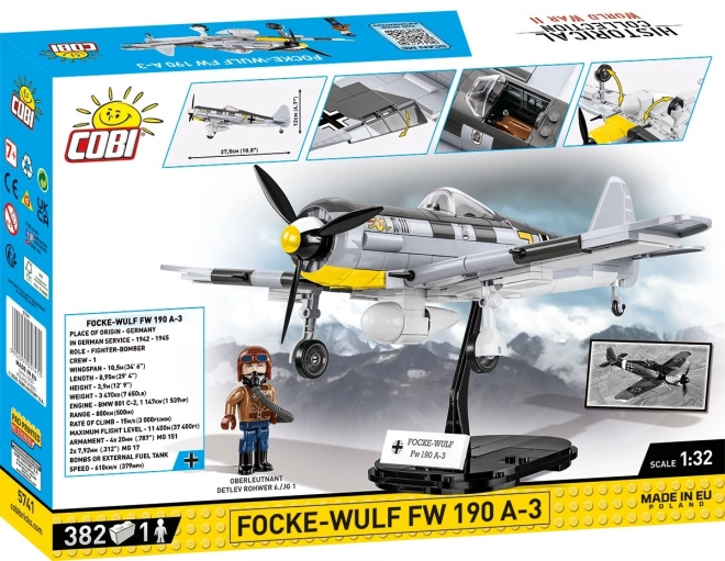 Model de avion COBI Focke-Wulf Fw 190 A3