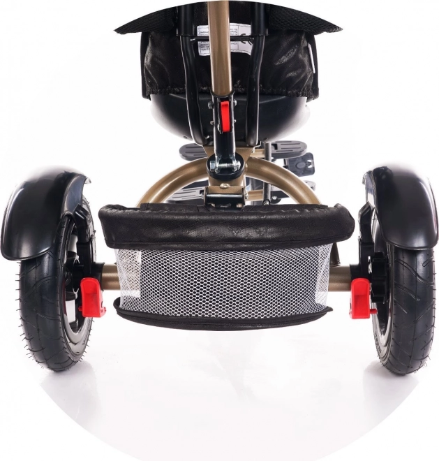 CHIPOLINO Triciclu pentru gemeni 2Play Obsidian – frunze