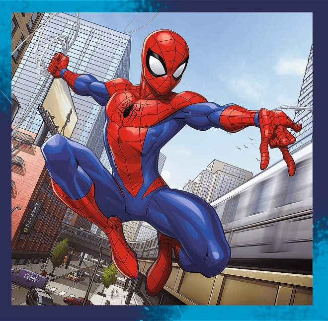 Puzzle 3 în 1 Spider-Man Prieteni Arachinoizi