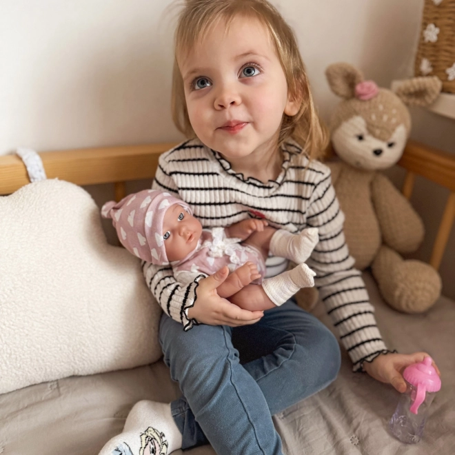 Păpușă adorabilă Woopie Royal în ținută roz 36 cm