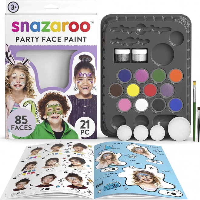 Set mare culori pentru față Snazaroo - Party Pack