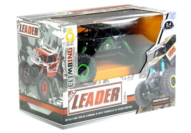 Mașină teleghidată verde 1:18