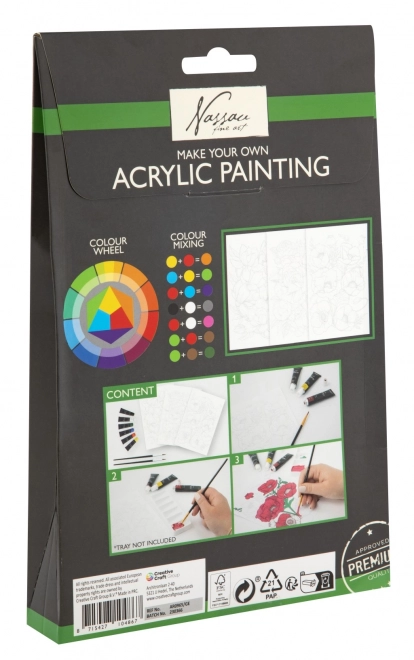 Set pictură acrilică - 4 modele diferite