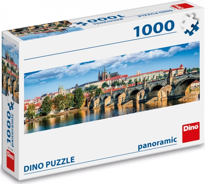 Puzzle panoramic DINO Castelul Praga 1000 piese