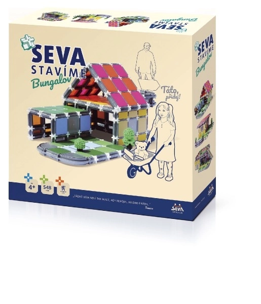 set de construcție seva - clădiri bungalou