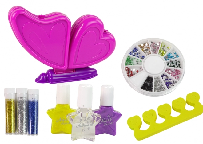 Set de frumusețe pentru manichiură Fluture