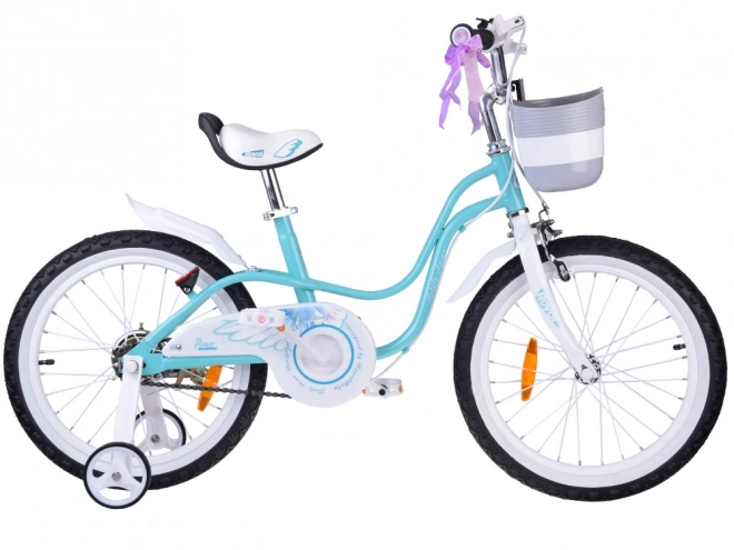 Bicicletă pentru copii RoyalBaby Little Swan 18" – Turcoaz