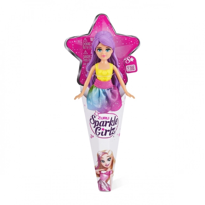 Păpușă Mini Sparkle Girlz 10 cm în set cartonat 24 bucăți