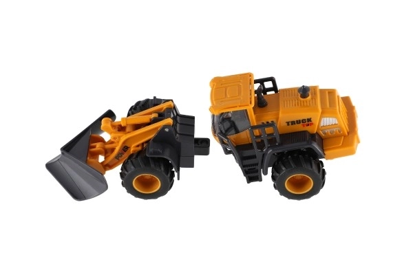 Mașină de construcții cu motor inerțial 20cm, set 8 piese