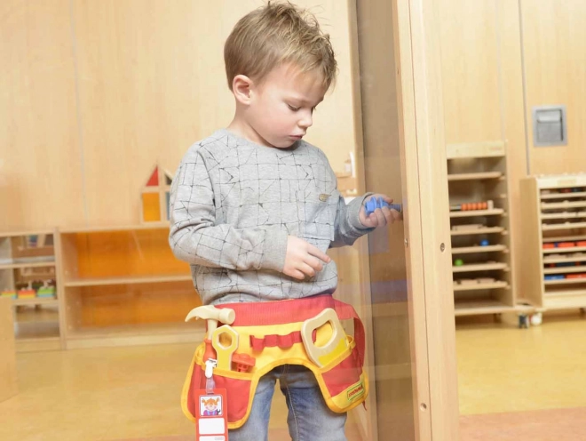 Curea Pentru Unelte de Tâmplar MASTERKIDZ cu 12 Piese