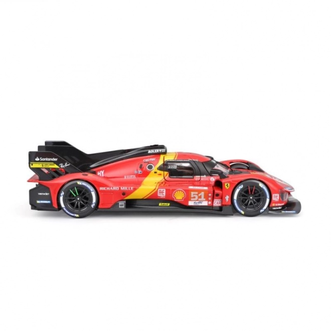 Model mașină Bburago 1:24 Ferrari Racing 499P LMH Roșu