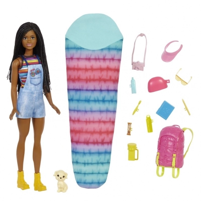 Păpușa Barbie Brooklyn la camping