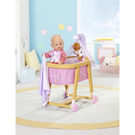 Pătuț pe roți pentru păpușă BABY born