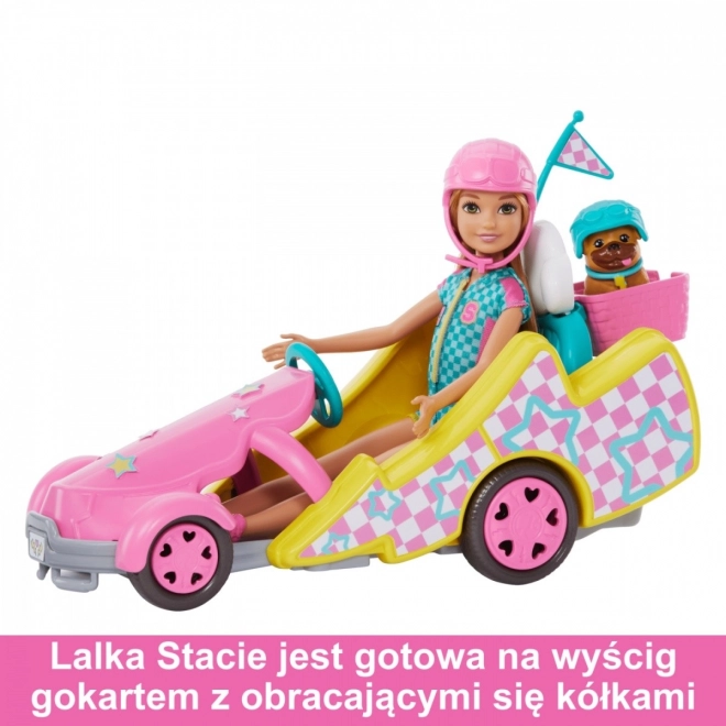 Păpușa Barbie Stacie și Gokartul de film