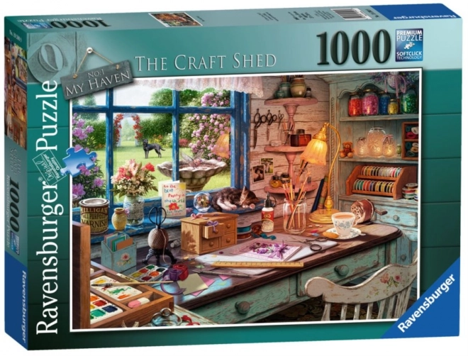 Puzzle Ravensburger Refugiul meu Atelier 1000 Piese