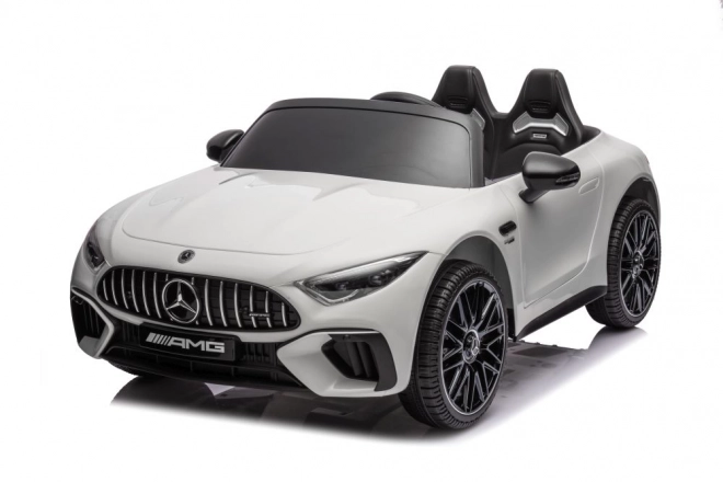 Mașinuță electrica Mercedes AMG SL63 alb