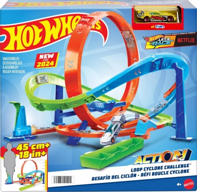 Pista Hot Wheels hiper buclă extremă