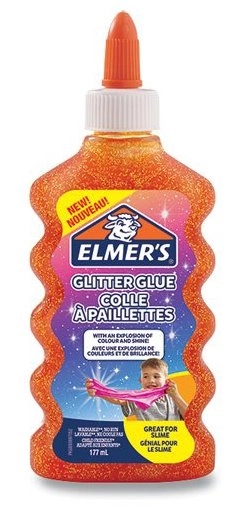 Lichid glitter ELMER'S portocaliu