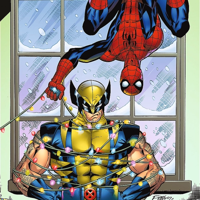 Puzzle Spiderman și Wolverin 1000 piese Trefl Premium Plus
