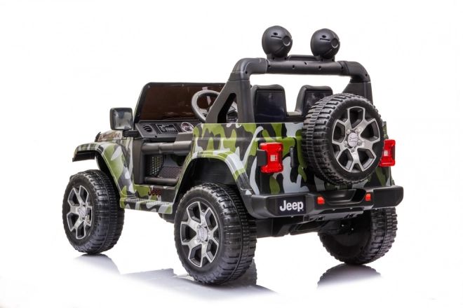 mașină electrică Jeep Wrangler Rubicon camuflaj