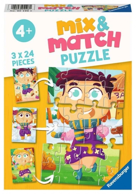 Puzzle Mix&Match rochii colorate