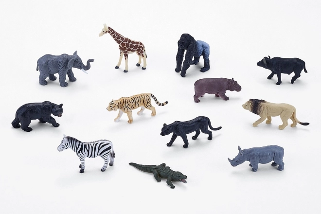 Set mini figurine animale africane 12 bucăți