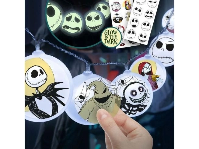 Ghirlandă luminoasă cu motivul Nightmare Before Christmas