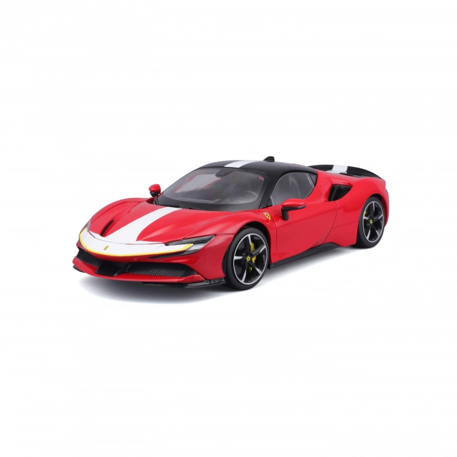 Mașină Ferrari SF90 Stradale Signature Series de la Bburago, roșu