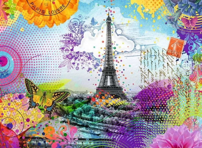 Puzzle Carte Poștală din Paris 500 de piese