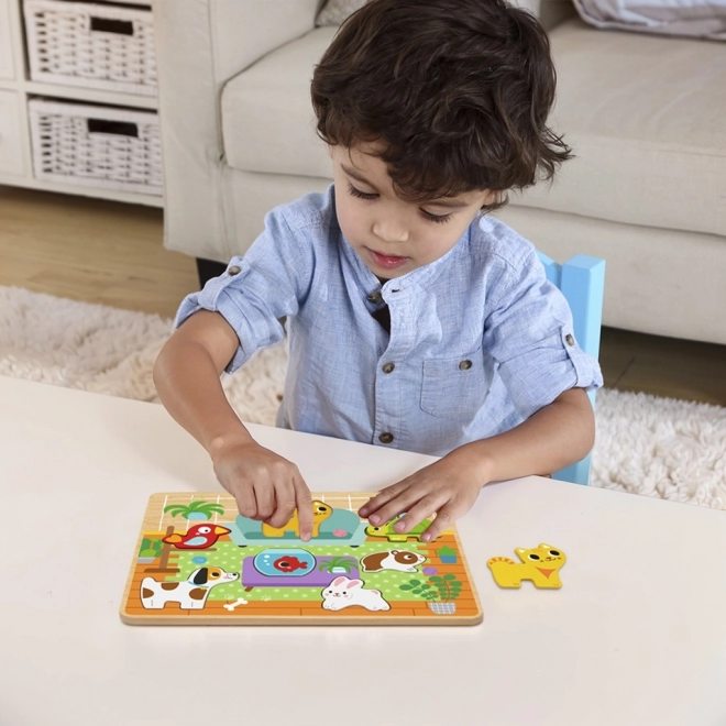Puzzle de inserare Animăluțe de la 2Kids Toys