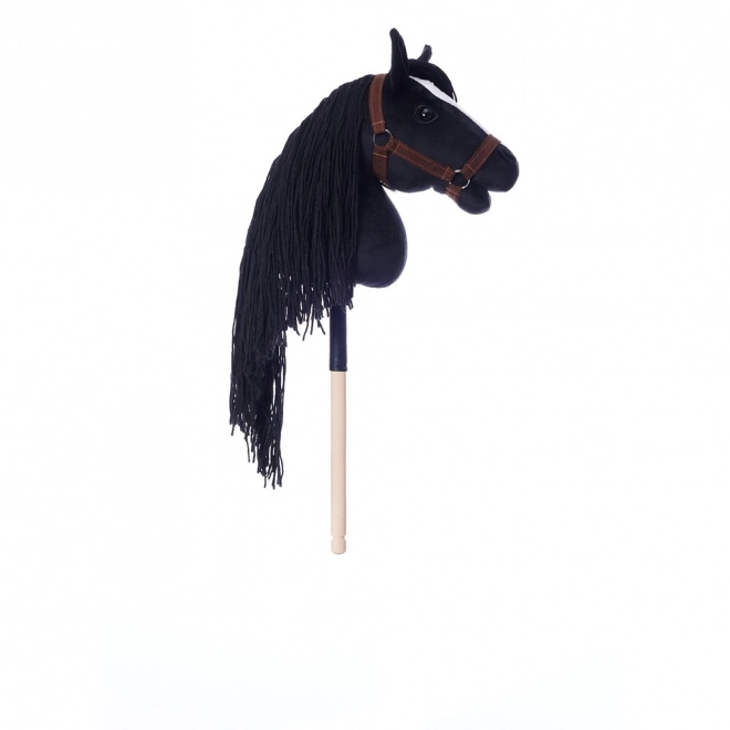 Cal pe băț Hobby Horse negru