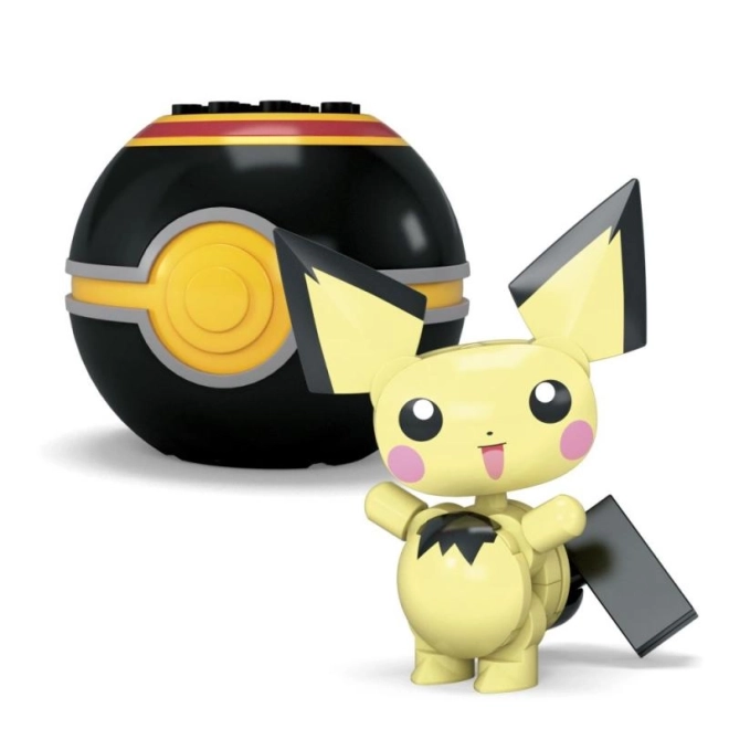 Mega Construx Pokémon Pokéball cu Charmander și Pichu