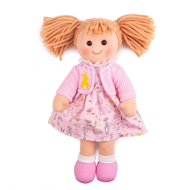 Păpușă de țesătură Ella de la Bigjigs Toys