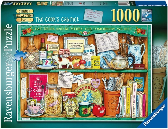 puzzle colecția cabinetelor bucătărie Ravensburger - 1000 piese