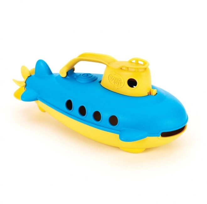 Jucărie Submarin cu mâner galben Green Toys