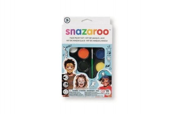 Set de pictură pe față Snazaroo aventură 8 culori