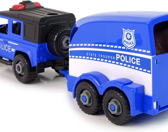 Remorcă detașabilă și vehicul de teren robust