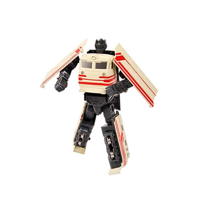 Robot metalic transformabil locomotivă