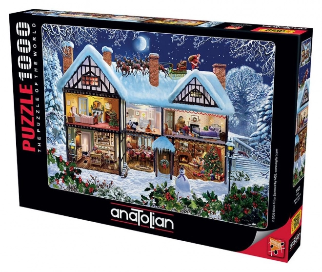 Puzzle Casa de Crăciun ANATOLIAN 1000 piese