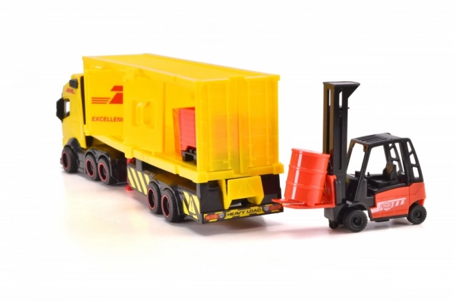 Camion Volvo cu remorcă DHL 35 cm