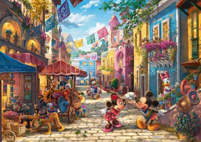 Puzzle Mickey și Minnie în Mexic 6000 piese