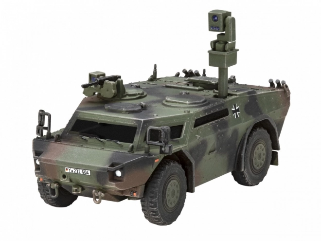 Model de vehicul de recunoaștere Fennek 1/72