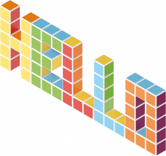 Cuburi magnetice Geomag Magicube pentru construcții libere